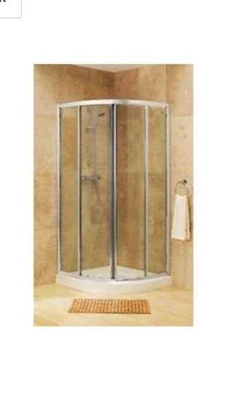 Shower enclosure with tray NEW