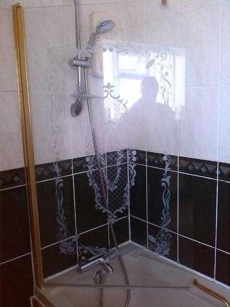 Shower screen - curved