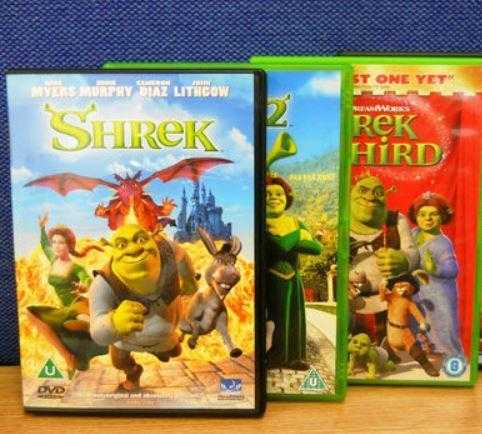 Shrek 1-4 dvds