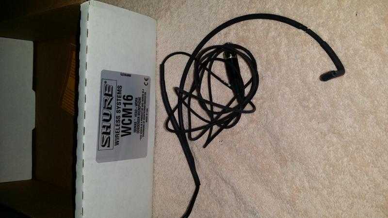 SHURE WCM16 Hypercardioid Head-worn Wireless Condenser Microphone