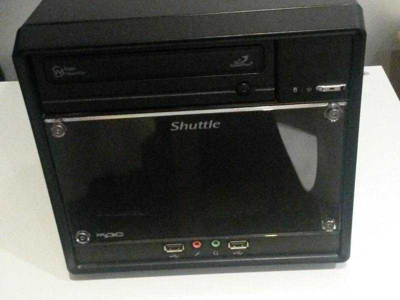 Shuttle Cube PC. 3.30ghz i5 processor, 8gb RAM, 1GB hard disk  (2x512gb).