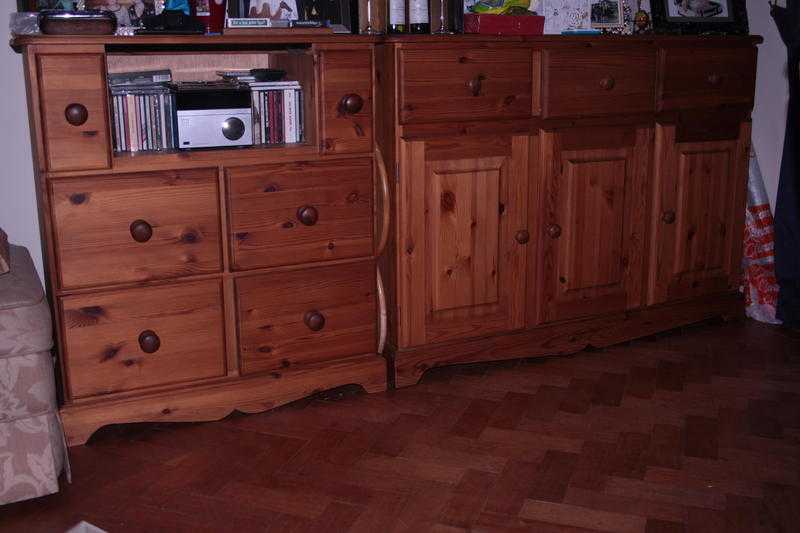 Sideboard and matching storagemedia unit