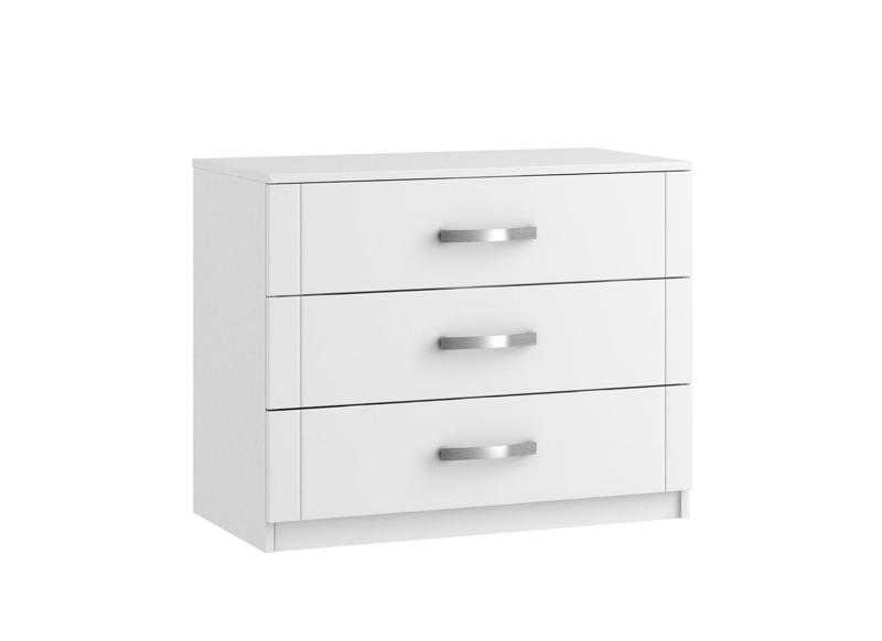 Siena 3 Drawer Midi Chest of Drawers