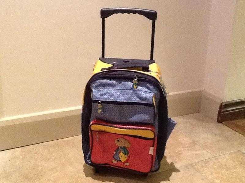 Sigikid child039s suitcase with wheels