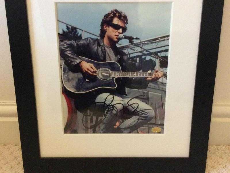 Signed Jon Bon Jovi Photo