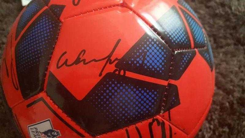 Signed Manchester United ball