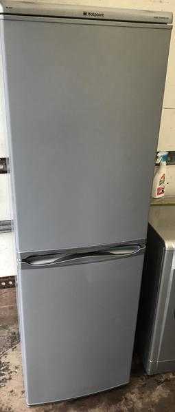 Silver Hotpoint fridge freezer free delivery