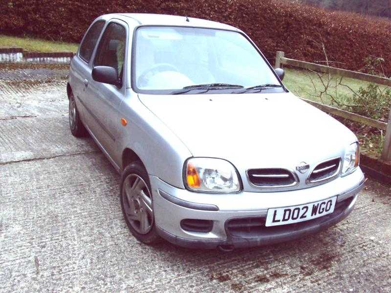 Silver Nissan Micra 2002 41000 miles 998cc