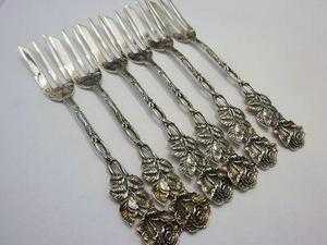 Silver Plated Coffee Spoons unused set o