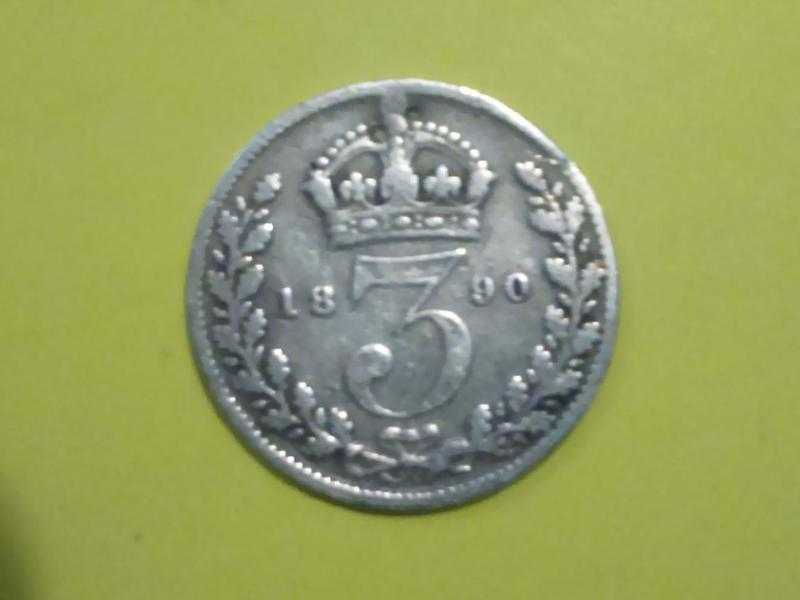 Silver Victrian 3d Coin