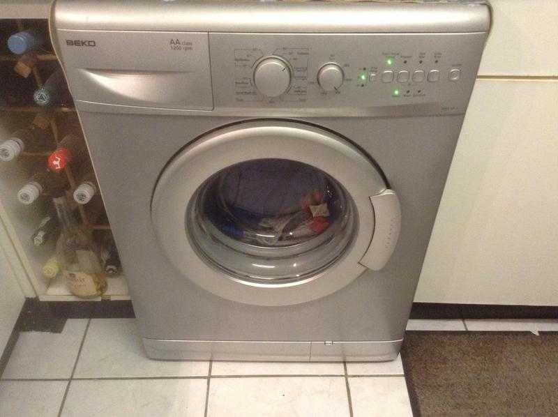 Silver Washing Machine