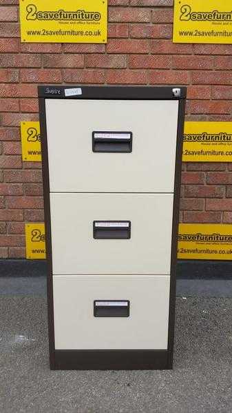 SILVERLINE BROWNBUILT 3 DRAWER FILING CABINET