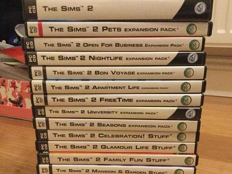 Sims 2 whole collection
