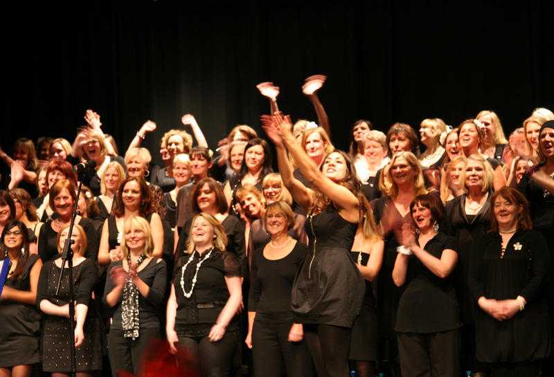 Sing with a 140 strong pop, soul amp gospel choir Shower singers welcome