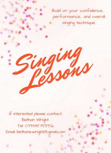 Singing lessons