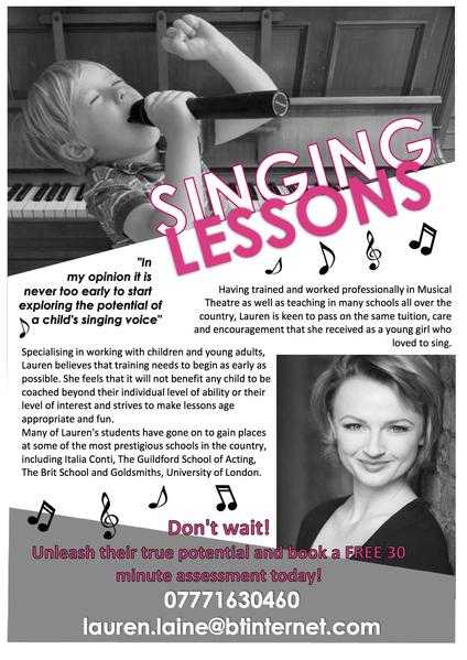 Singing Lessons