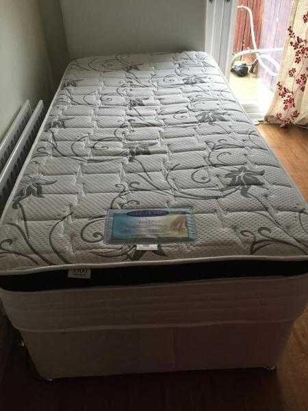 Single 2 Drawer Divan Bed Base (no mattress)