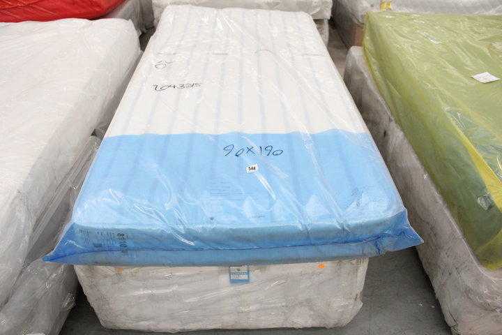 Single Basic Divan with a John Lewis Open 325 Mattress - Brand New ampSealed