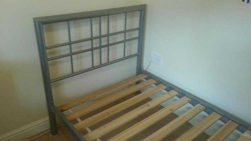 Single bed frame-Silver