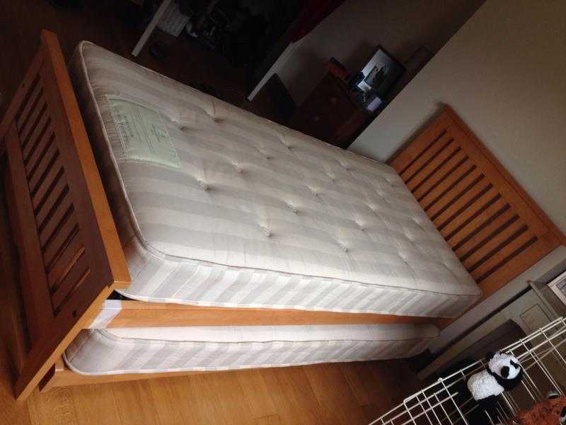 Single Bed with guest bed