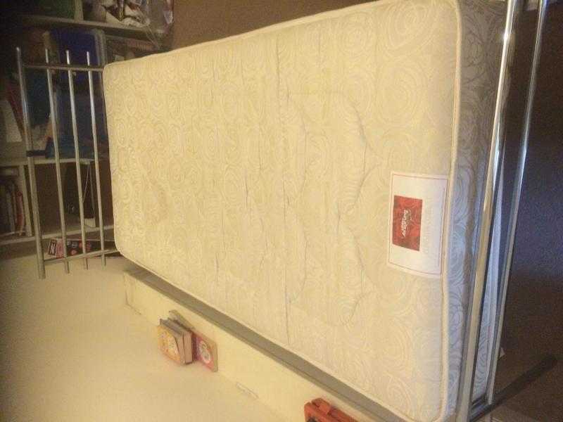 Single bed with mattress