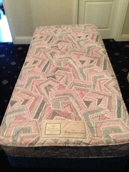 SINGLE BED WITH  MATTRESS