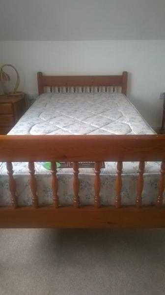 SINGLE BED WITH MATTRESS