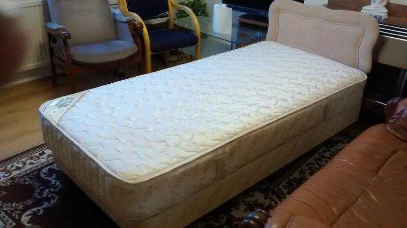 Single Bed with mattress and bed frame