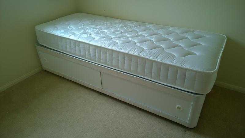 Single Divan Bed and Matress New