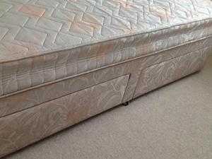 SINGLE DIVAN BED, LUXURY REST ASSURED ROYAL CROWN, 2ft. 6in.