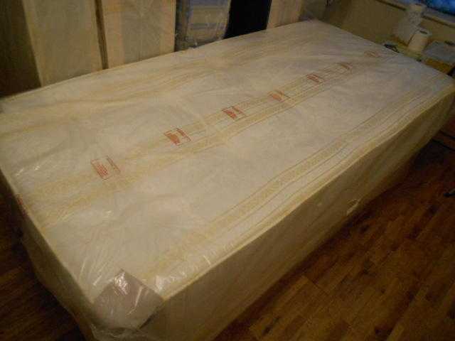 SINGLE ORTHOPAEDIC BED WITH MATRESS MEDIUM FIRM