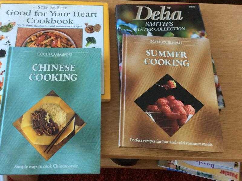 Six cookery books