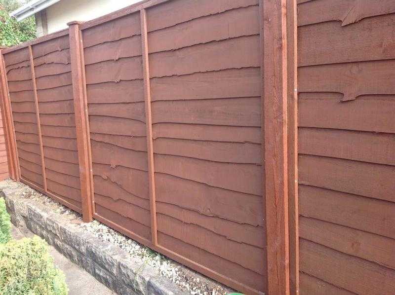 Six Heavy Duty Pressure Impregnated 5ft x 6ft fence panels  FREE LOCAL DELIVERY