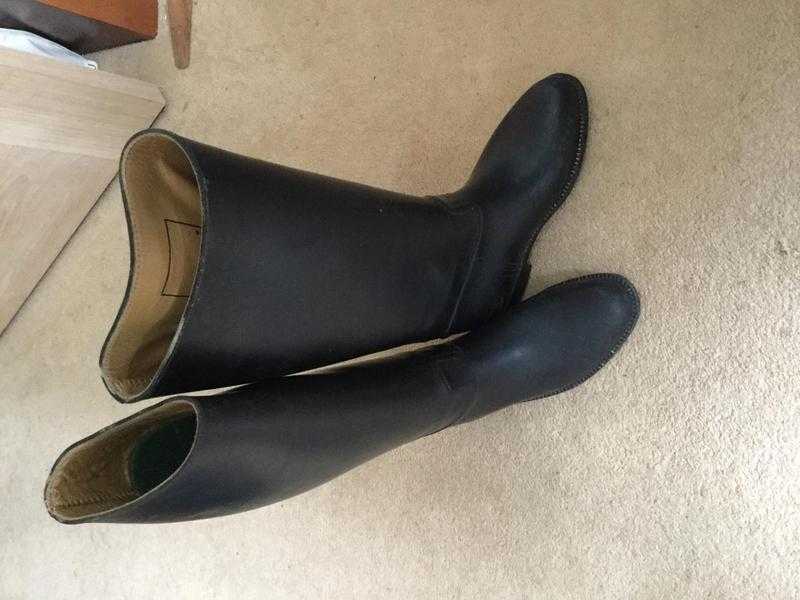 Size 37 knee length Toggi rubber insulated riding boots