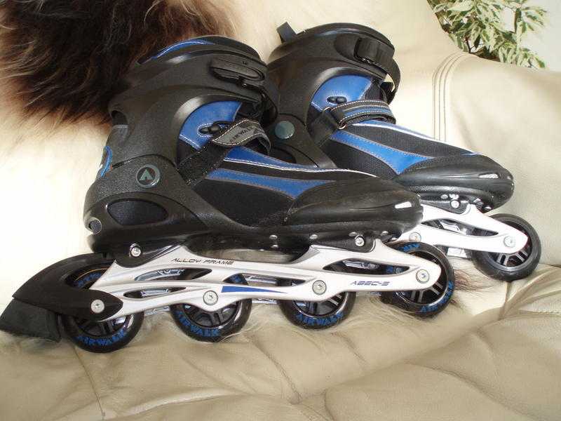 Size 89 Roller Blades (only tried on once otherwise never used) pads