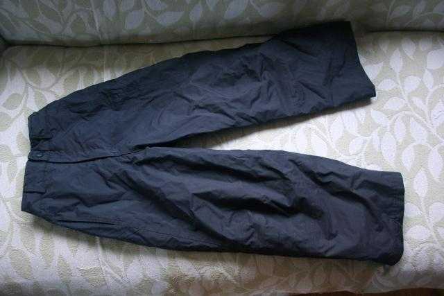 Ski trousers for height 122 to 128 cm - one pair dark blue, one pair pale blue