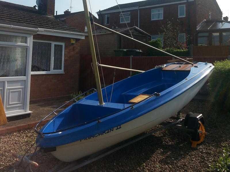 Skipper 14 sailing dingy plus 4hp outboard (willing to split)