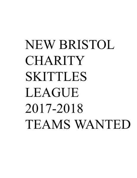 SKITTLES TEAMS WANTED 20172018