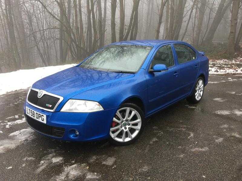 Skoda Octavia VRS 2008 Race Blue, Diesel FSH Excellent Condition