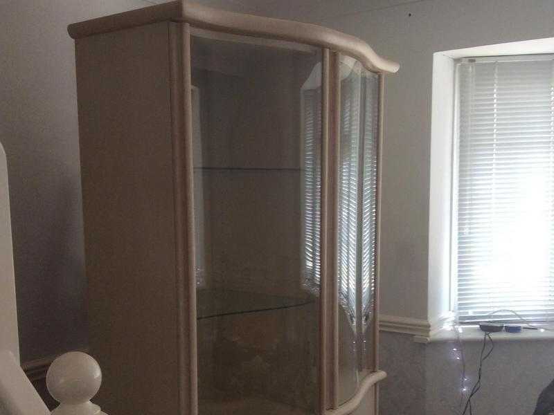 Skovby glass cabinet