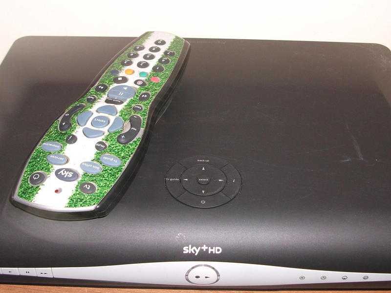 sky hd box and controller