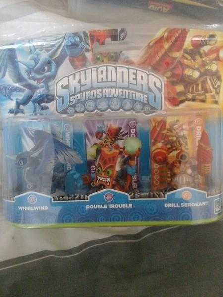 Skylanders spyros adventure triple pack brand new