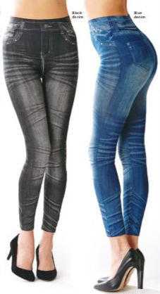 Slim Jeggings (10-1214-1618-20) 2 Pack (Black  Blue)