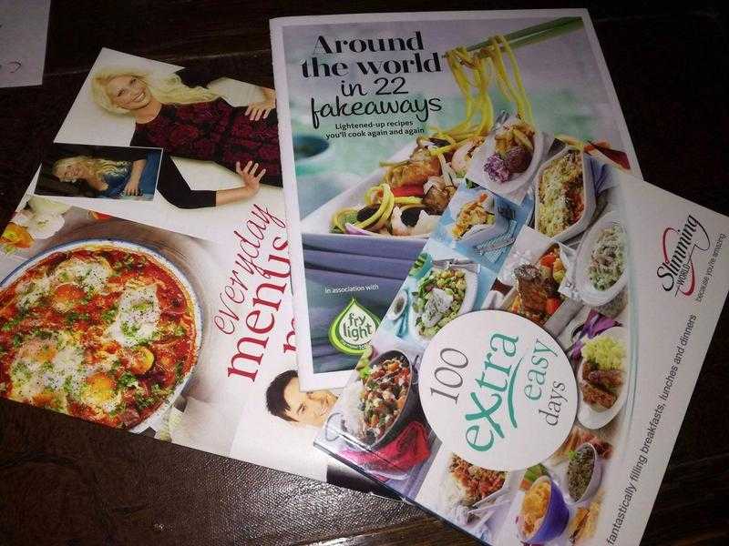 SLIMMING WORLD BOOKS x3