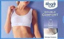 Sloggi - Double Comfort Soft Bra Top in Cotton - White Size GB 30