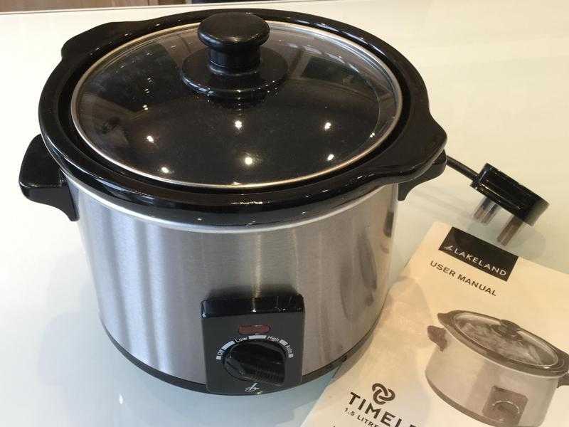 SLOW COOKER 1,5 litre