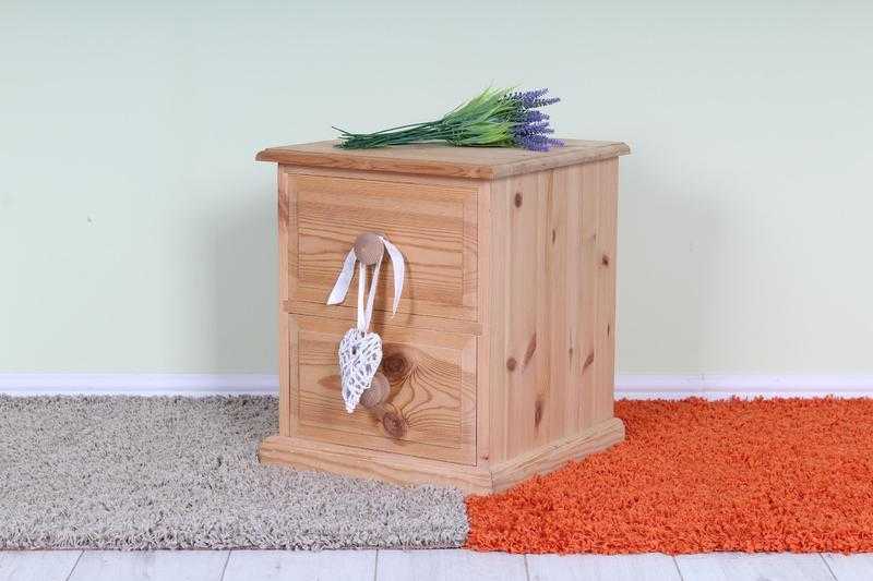 SMALL 2 DRAWER CHESTBEDSIDE TABLE - CAN COURIER