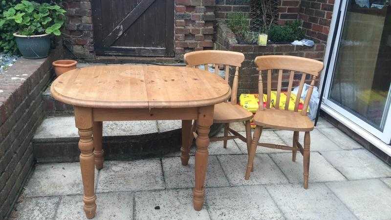 Small Dining Room Table amp Two Chairs