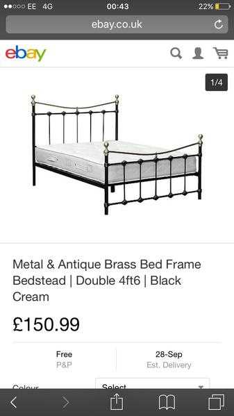 Small double bed frame