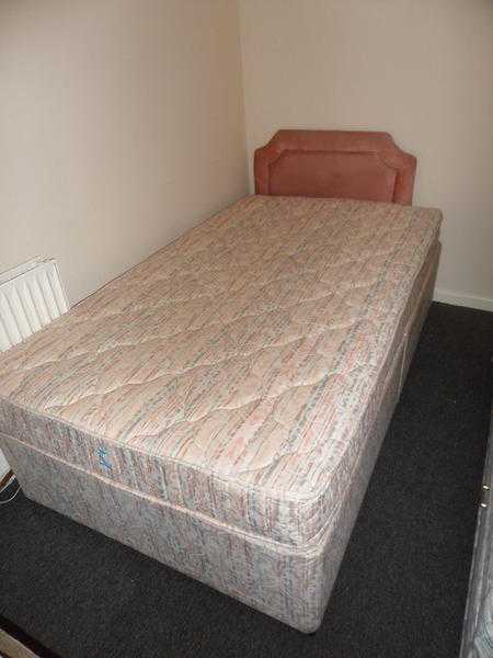 Small double or big single bed with mattress